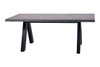 Apex Extending Concrete Dining Table|faux_concrete_pure_black