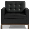 Ulrik Arm Chair (Black Leather)