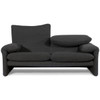 Vico Magistretti Loveseat Sofa (Grey Fabric)