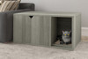 Way Basics Eco Friendly Cat Litter Box|gray lifestyle