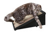 Way Basics Eco Friendly Cat Scratcher Incline|black