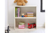 Way Basics Eco Friendly Webster 2-Shelf Bookcase|white lifestyle