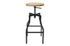 Whitworth Drafting Stool with Wood Seat|natural_ash___black