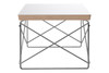 Wire Base Side Table|white