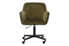 Wyatt Velvet Office Chair|olive