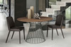 Brigitte Circular Dining Table|anthracite_matt lifestyle