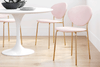 Clyde Velvet Dining Chair (Set of 2)|pink lifestyle