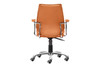 Enterprise Low Back Office Chair|terracotta
