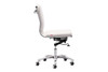 Lider Plus Armless Office Chair|white