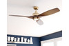 Curtiss Ceiling Fan|satin_brass lifestyle