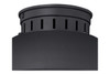 Harwich Outdoor Flush Mount Ceiling Light|textured_black