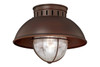 Harwich Outdoor Flush Mount Ceiling Light|burnished_bronze