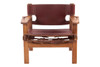 Belt B Lounge Chair|brown