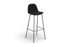 Sigfred Boucle Barstool (Set of 2)|black