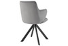 Vigo Swivel Side Chair|gray_velvet