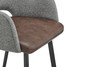 Desi Swivel Counter Stool|light_brown_leatherette_gray_fabric