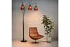 Artifact 85" Natural Mica 3 Light Arc Lamp