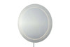 Round Mojave LED Mirror Chrome 36”