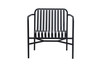 Enid Outdoor Lounge Chair|black