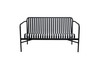 Enid Outdoor Loveseat|black