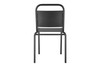 Enid Outdoor Side Chair|black