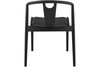 Blanche Side Chair|black_leatherette_seat_and_black_frame