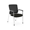 Eon Visitor Chair|black_chrome