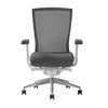 Oroblanco High Back Office Chair|gray_polished_aluminum