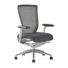Oroblanco High Back Office Chair|gray_polished_aluminum