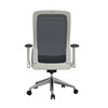 Eon Office Chair|gray_white_polished_aluminum