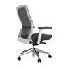 Eon Office Chair|gray_white_polished_aluminum