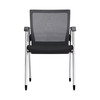 Oroblanco Visitor Chair (Set of 2)|black_chrome