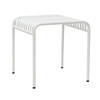 Enid 22 Inch Outdoor Side Table|white