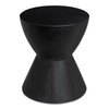 Hourglass Outdoor Stool|black