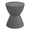 Hourglass Outdoor Stool|grey