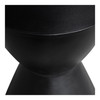 Hourglass Outdoor Stool|black
