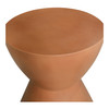 Hourglass Outdoor Stool|orange