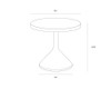 ADONIS END TABLE|grey