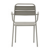 Rosco Outdoor Armchair (Set of 2)|oyster_gray