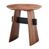 Folke 20 Inch Side Table|walnut