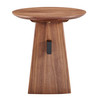 Folke 20 Inch Side Table|walnut