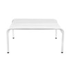 Enid 36 Inch Outdoor Coffee Table|white