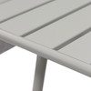Rosco 32 Inch Outdoor Square Table|oyster_gray