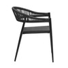 Iselin Outdoor Armchair (Set of 2)|black