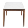 Haldis 71 Inch Rectangle Table|white