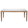 Haldis 71 Inch Rectangle Table|white