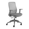 Kasper Office Chair|gray_pu_seat