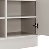 Tresero 35 Inch Cabinet|high_gloss_warm_gray