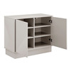 Tresero 35 Inch Cabinet|high_gloss_warm_gray