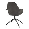 Ralph Swivel Armchair|charcoal_gray_black